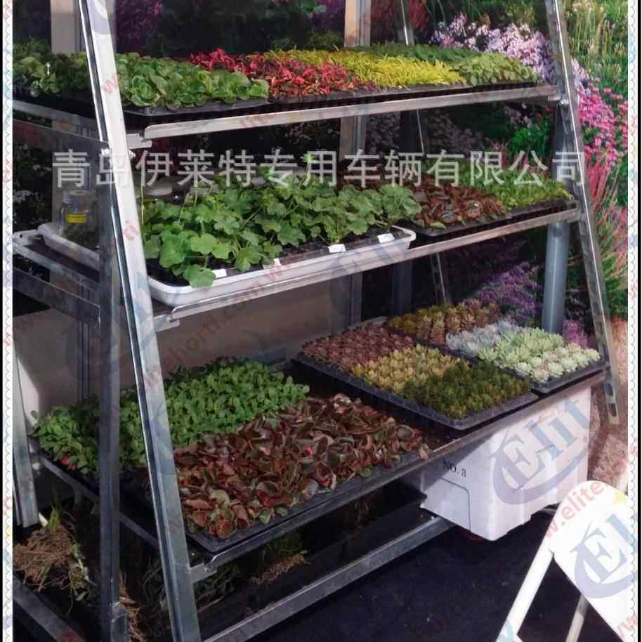 厂家推荐展示花车,卖场、花店、小盆花、周转工具台车