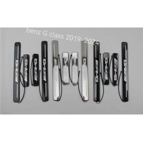 19-23benz奔驰大G级W463W464G63AMG带灯门槛条迎宾踏板doorsill