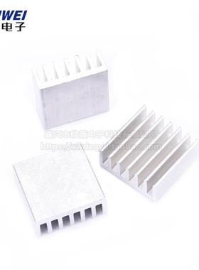 正方形散热片 14*6*14mm 内存IC芯片散热块 银白色芯片散热器