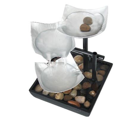 陶彩流水摆件客厅屏风摆件装饰品网红流七水财循水环桌面生BNB摆