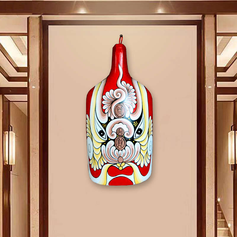 民间手工艺京剧社火马勺脸谱装饰挂件木铲镇宅民俗仿古中式装修