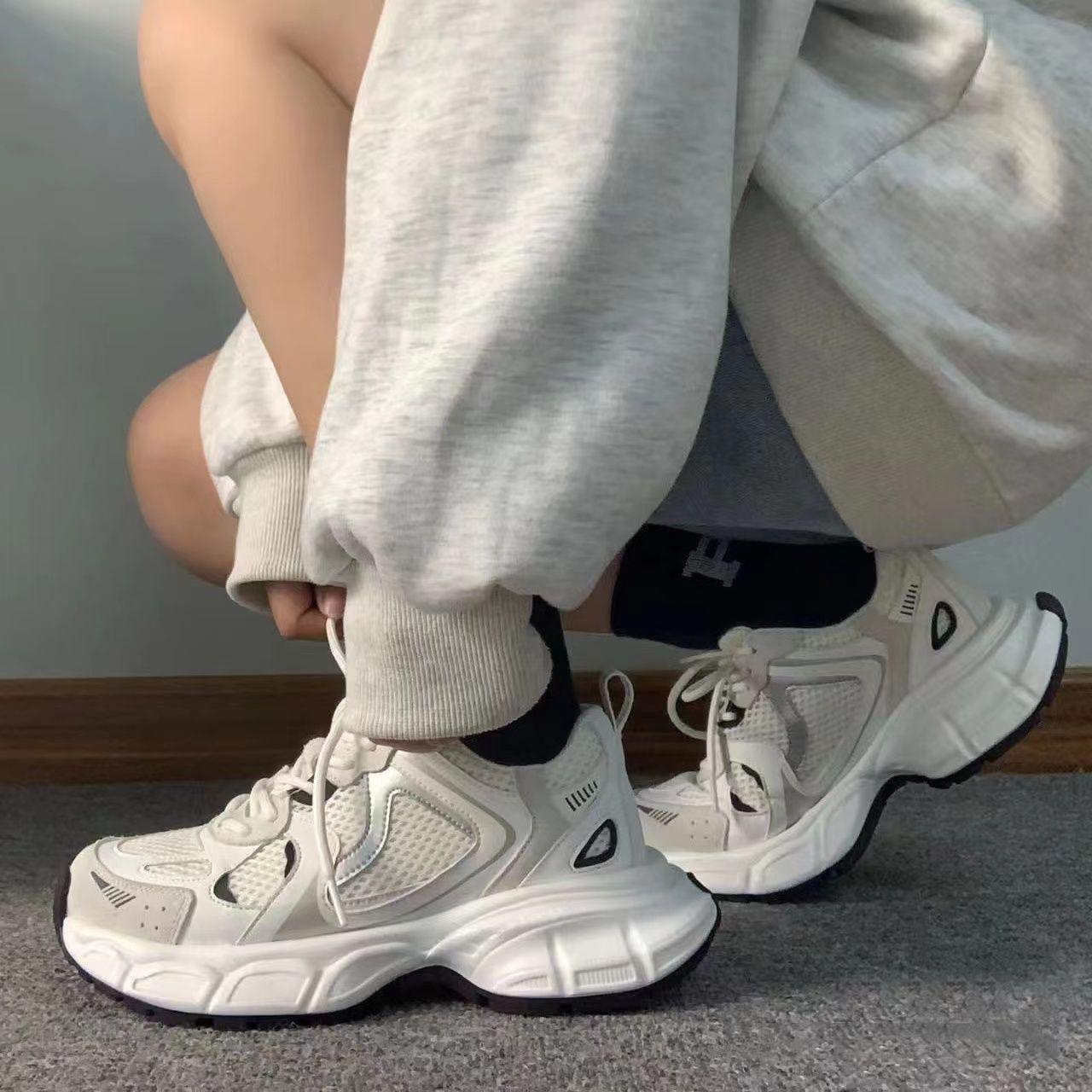 运动鞋小白板老爹鞋子透气老爹鞋