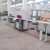 櫉柜45门角度切机精密铝型头材窗框画框锯片双659切铝机窗木工切