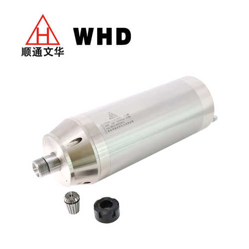 顺通 Φ125 6KW水冷高速电主轴 雕刻机主轴电机 动力头主轴