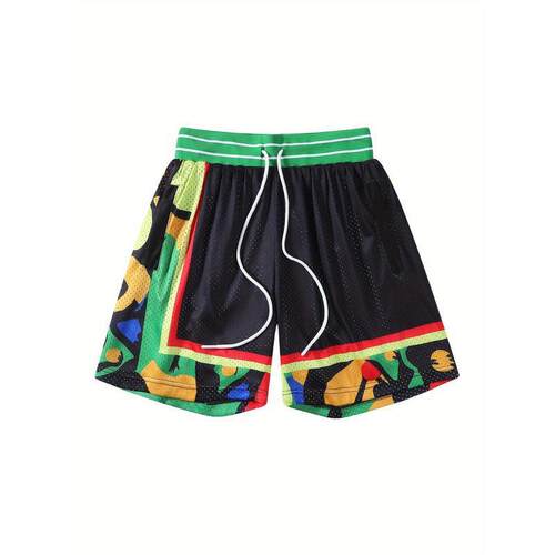 D 55914 Men's Mesh Basketball Shorts 运动短裤