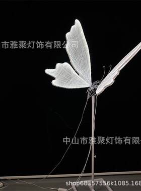 路婚庆道具电动发光蝴蝶摆膀舞翅台装饰吊顶挂DKD件婚礼引场景布