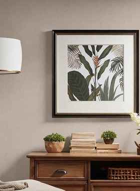 Harbor House美式装饰家居客厅挂画树叶墙画沙发装饰画Madagascar