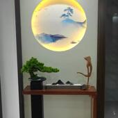 条新中式 木入户玄关桌客厅玄柜禅意577供实桌靠墙案端景台关长条