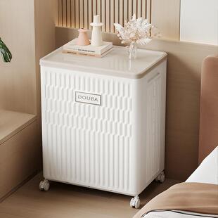 家用衣服收3063纳箱带衣物整盖理箱容加厚被子储物柜大量脏篮衣收