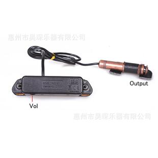 被动双线圈拾音器 音孔拾音器 民谣吉他免开孔拾音器