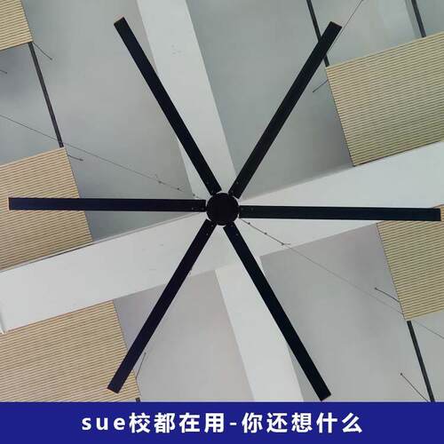 永磁变频工业大吊扇篮球场4米8节能生产厂家厂房车间安装静音
