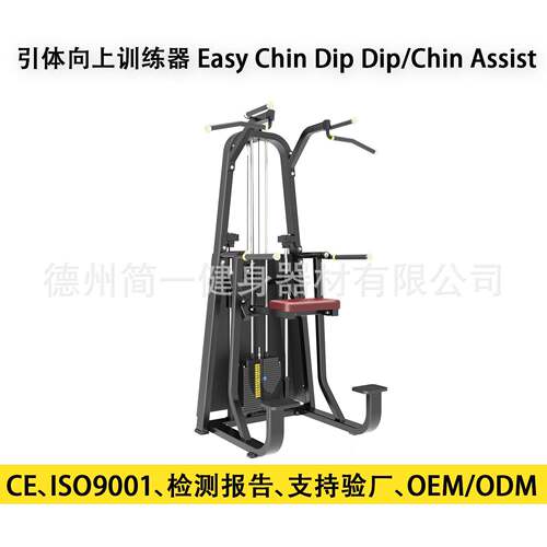 单双杠训练器械引体向上Easy Chin Dip Dip/Chin Assist必确力量