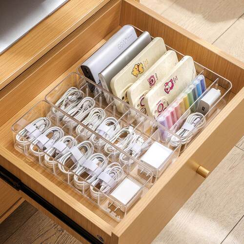 Wholesale Transparent Multi-functional Data Cable Organizer