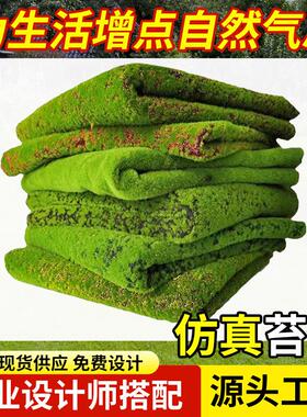 绿色仿真苔藓植物墙装饰绿植造景盆景铺面人造草坪人造假仿真青苔