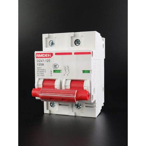DZ47-125大电流2P大功率100A小型断路器125A空气开关80A安 63A安