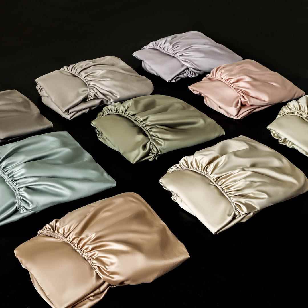 60支天丝棉磨毛单件床单床笠枕套防滑秋冬床上用品高档纯色