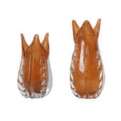 饰品玄关艺术琉璃轻餐厅餐桌作器酒柜摆设客厅手奢花花瓶大师摆件