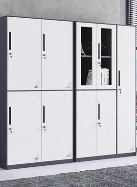 钢制DIJ窄边办公室文柜柜铁皮柜矮柜物档书案资料财务件凭证带锁