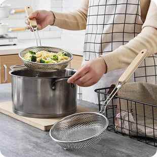 stainless surface scoop colander make dumplings steel Ustar