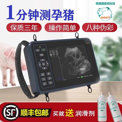 兽用B超机猪羊牛用b超测孕仪器猪用比超机畜牧机高清便携检