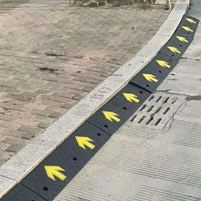 橡台阶垫橡胶汽爬OZH坡垫马路牙子路沿坡门车槛垫斜坡垫防滑设塑