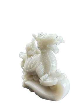 芙蓉摆件摆件仿古居家寿山石办公室客厅龙树脂龟石