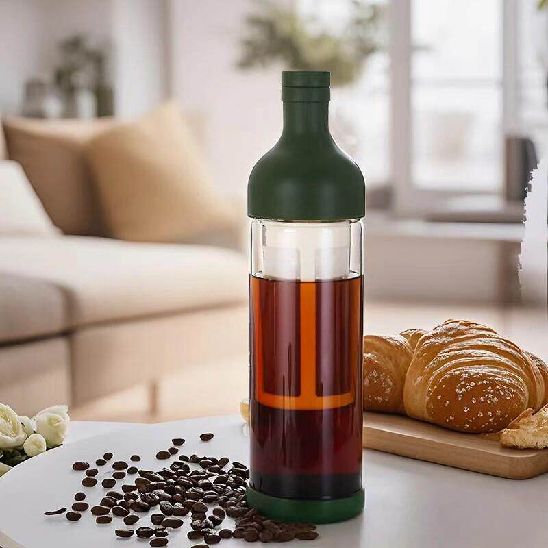 冷萃咖啡壶玻璃家用冷泡壶果汁果茶带滤网冷萃瓶便携咖啡冷萃杯