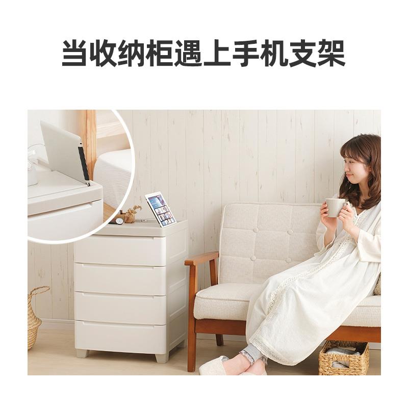 抽屉收纳柜子用头床储物柜式床边衣柜家整理箱/爱五斗柜爱丽丝