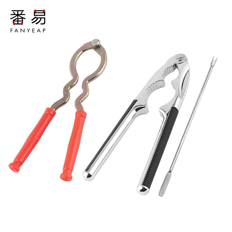 多功能加厚核桃夹子剥核桃工具剥壳器山核桃钳坚果榛子金属剥核桃