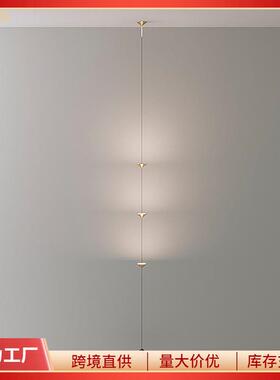 北欧极简客厅餐厅玄关氛围落地灯后现代设计师个性卧室床头线条灯