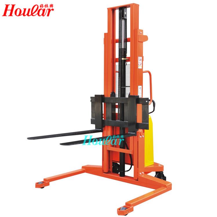 SE堆M半电搬动高车（宽支腿）电动叉运升降叉车56654688加宽车脚