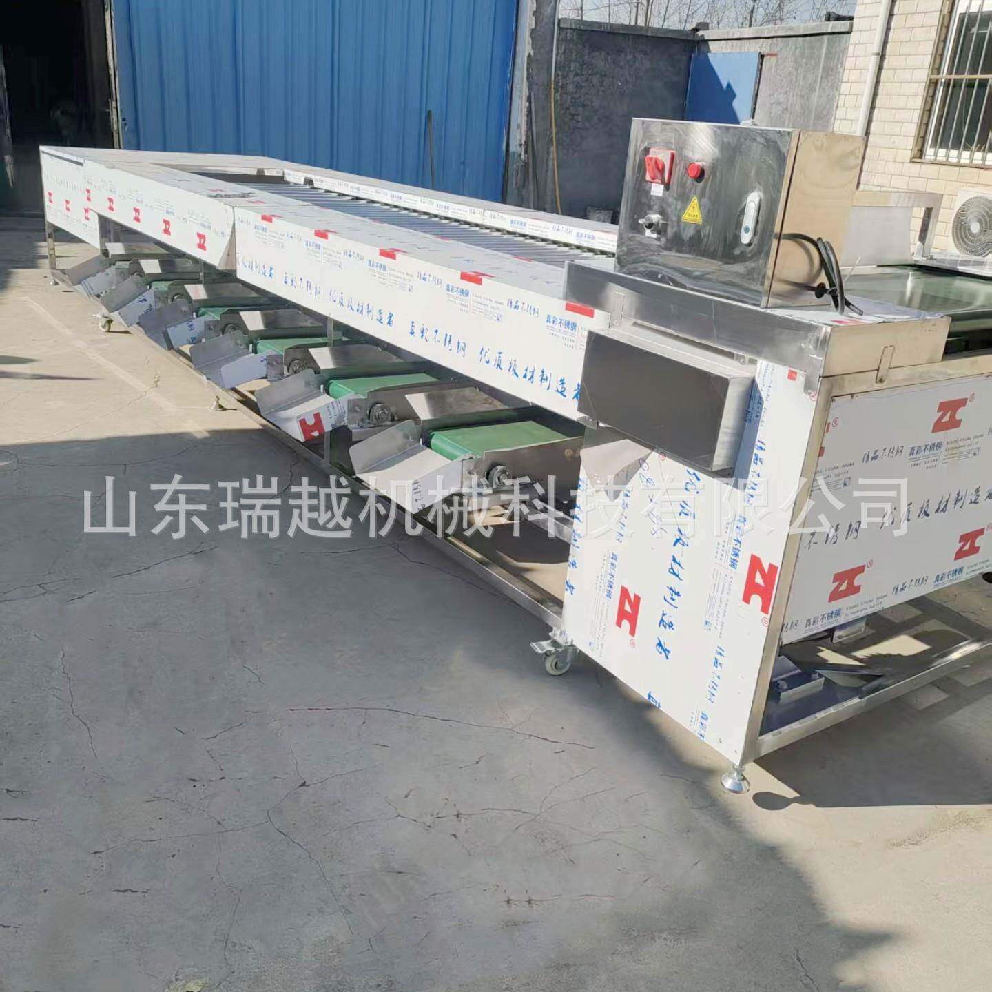 全自动地瓜滚杠分选机工业南瓜分大小分选机商用砂糖桔分级筛选机