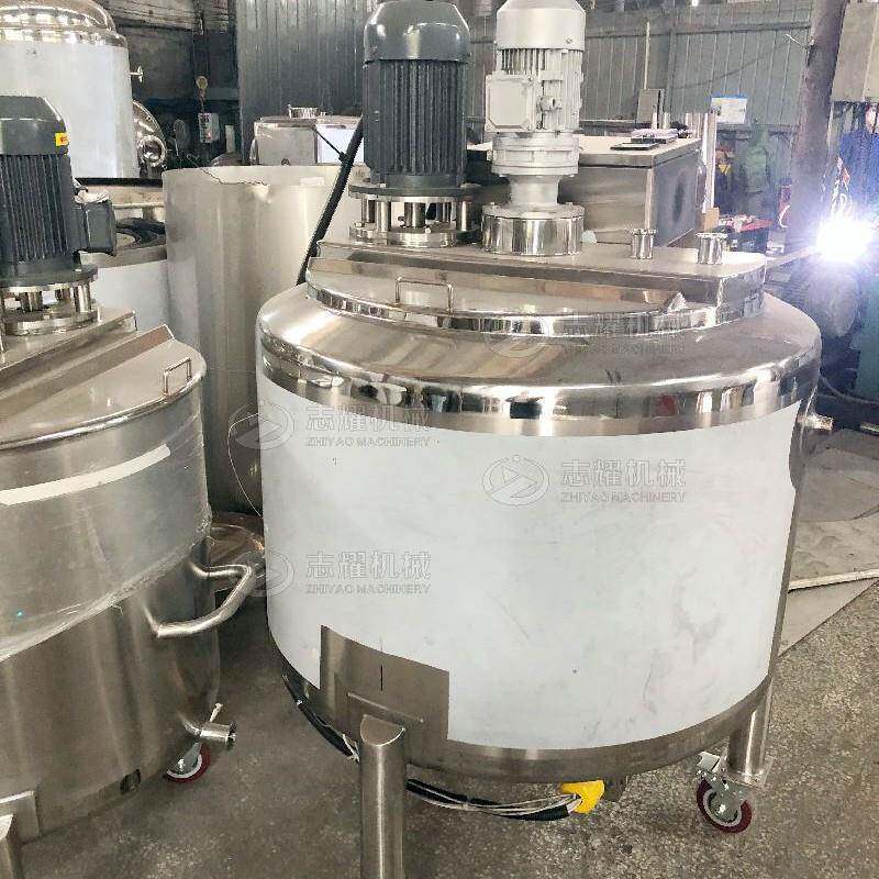 移动果酱搅拌混合小型电加热果酱搅拌食品厂果酱搅拌釜