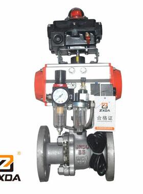厂家供应不锈钢气动防爆切断球阀Q641F-16P/R/C防漏耐用管道