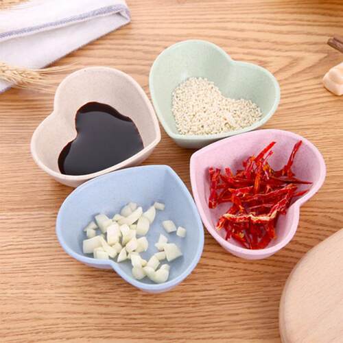 Wheat straw small dishes, kitchen vinegar and sauce condimen