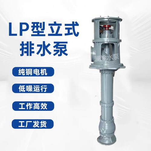 厂家LP型立式排水泵 长轴液下排水耐磨无堵塞污水河道清淤