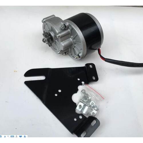 尤奈特有刷减速电机MY1016Z2-250W24V36V自行车改装无脚有刷电机
