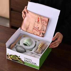 沐叶文创日式茶道抹茶碗陶瓷打抹茶用套装茶筅竹子刷宋代点茶道
