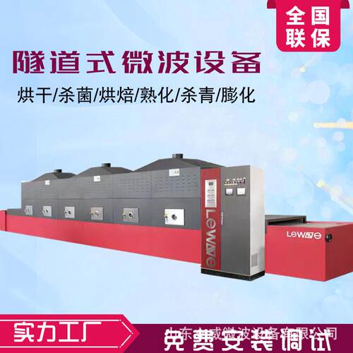 五生谷杂粮熟化机锈隧道式大豆烘LJS烤设备微波烘焙产线整机不钢