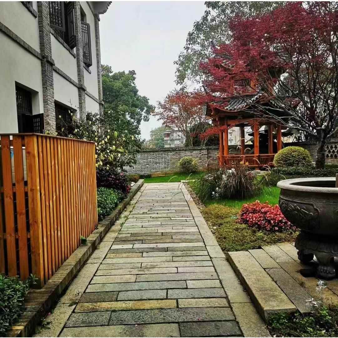 现货出售园林仿古做旧石板户外铺地老石板踏步石仿古石