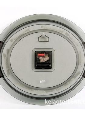 POWER时尚创意客厅钟 卧室石英钟 现代简约椭圆形静音挂钟830