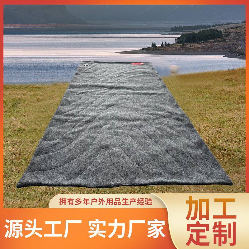 野营露营防寒保暖垫 户外多功能毯子 居家午睡毛呢单人加热毯子