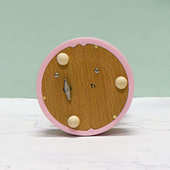 新品 现货跳舞天使圆底粉色榉木音乐盒木质工艺品儿童节送礼