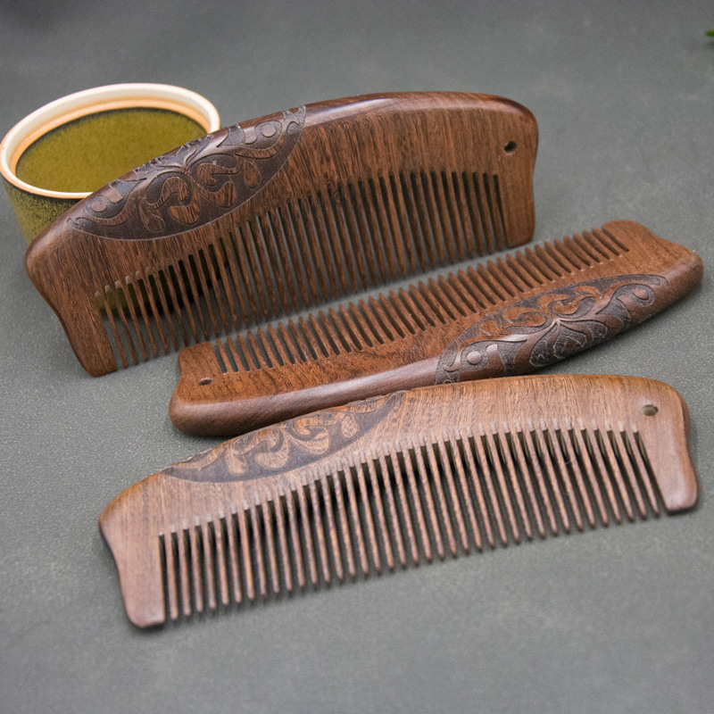 金丝檀黑金雕刻男士唇部磨砂膏