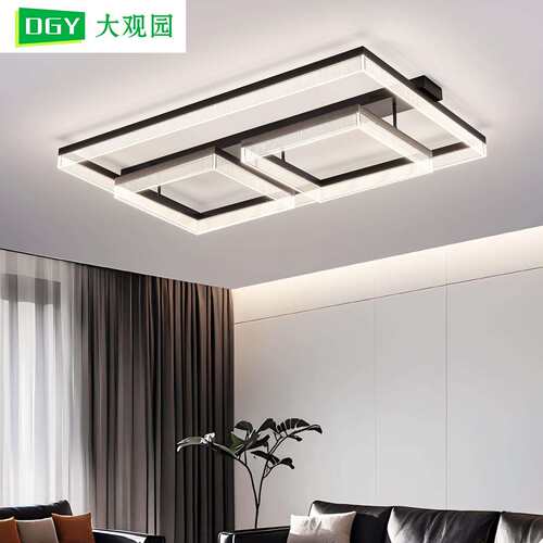 客厅灯大厅主灯大气2025新款广东中山吸顶灯灯具全屋套餐组合005L