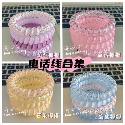 High-quality Korean-style girl grape and coconut polka dot t