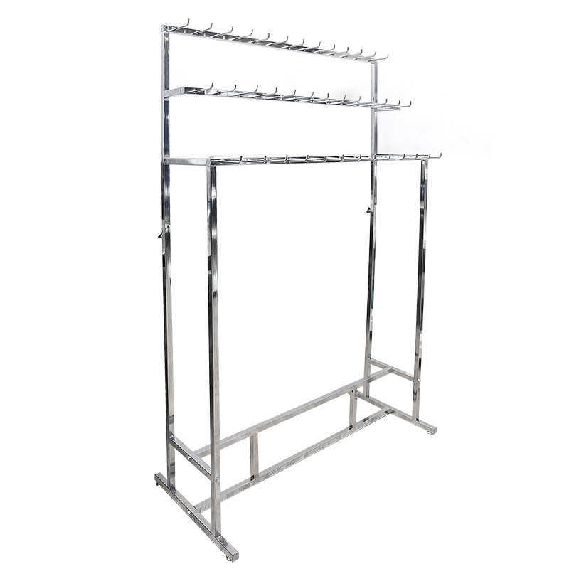 3层电镀皮带架腰带展示架大容量皮带收纳架服装店简易多层陈列架