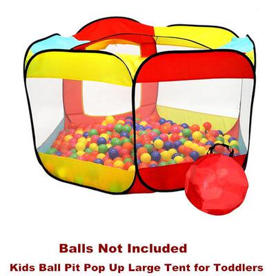 Kids Ball Pit Pop Up Large Tent for Toddlers