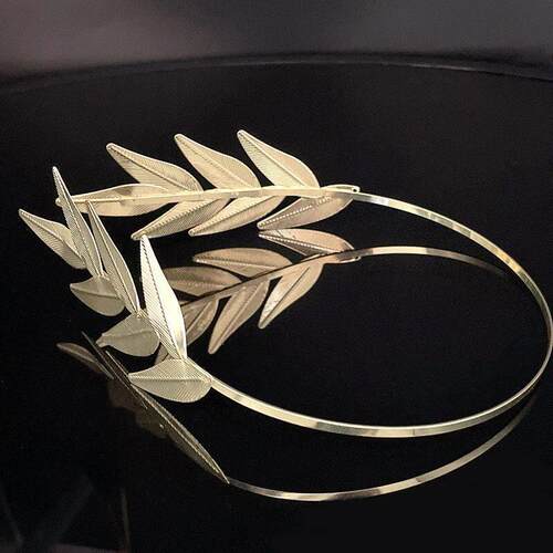 Unique Leaf Headwear Bridal Wedding Dress Accessories Hair B