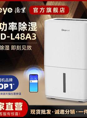 德业除湿机抽湿机大功率家用 除湿量48升复式别墅吸湿器L48A3